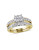 Concerto Diamonds and Yellow Gold Bridal Set Ring - DIAMOND - 9