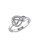 Concerto Diamond and Sterling Silver Infinity Heart Ring - DIAMOND - 5
