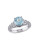 Concerto 2.33TCW Blue Topaz and Diamond Accent Cocktail Ring - TOPAZ - 5