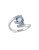 Concerto 2.17TCW Trilliant-Cut Blue Topaz and Diamond Accent Ring - TOPAZ - 5