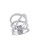 Concerto White Topaz Wrapped Pave Ring - TOPAZ - 5