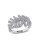 Concerto White Topaz Feather Ring - TOPAZ - 6