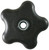 3/8 Star Knob 1Pc