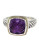 Effy 18KYellow Gold Sterling Silver Amethyst Ring - AMETHYST - 7