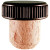 15/16X1 Plastic Wine Cork 2Pc