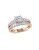 Concerto Diamond and Pink Gold Bridal Set Ring - DIAMOND - 5