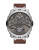 Diesel Machinus Stainless Steel Leather Watch - BROWN