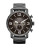 Fossil Mens Nate Stainless Steel Smoke Watch - SILVER