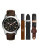 Fossil Grant Chronograph Watch with Fragrance Set - BROWN