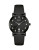 Bulova Stainless Steel Round Diamond Dial Watch - BLACK