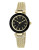Anne Klein Womens Standard Mesh Watch AK-1906BKGB - GOLD