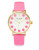 Kate Spade New York Womens Metro Dot Round Watch 1YRU0770 - PINK