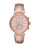 Michael Kors Sawyer Pave Crystal Leather Chronograph Watch - ROSE GOLD