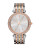 Michael Kors Mid Size Tri Colour Stainless Steel Darci Three Hand Glitz Watch - TRI TONE