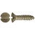 6X1 Flat Slot Hd Aluminum Screw