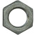 5/16-18 Fin Hex Nut HDG