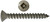 10X1 Ss Oval Socket Metal Screw