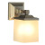 1Lt Skylands Wall Sconce in Brushed nickel with frosted glass