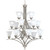 Trinity Collection Brushed Nickel 15-light Chandelier