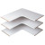 Corner Shelves (3 pack) - White
