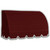 3 Feet Terrebonne (44 Inch H X 36 Inch D) Window / Entry Awning Burgundy