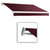 18 Feet MAUI (10 Feet Projection) Manual Retractable Awning - Burgundy