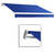 20 Feet MAUI (10 Feet Projection) - Motorized Retractable Awning (Left Side Motor) - Bright Blue