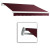 8 Feet MAUI (7 Feet Projection) - Motorized Retractable Awning (Right Side Motor) - Burgundy