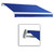 16 Feet MAUI (10 Feet Projection) - Motorized Retractable Awning (Left Side Motor) - Bright Blue