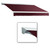 24 Feet DESTIN (10 Feet Projection) Motorized (left side) Retractable Awning with Hood - Burgundy