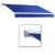 8 Feet DESTIN (7 Feet Projection) Motorized (left side) Retractable Awning with Hood - Bright Blue