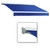 12 Feet DESTIN (10 Feet Projection) Motorized (left side) Retractable Awning with Hood - Bright Blue