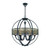 Arsenal Collection 6-Light Ancient Bronze Chandelier
