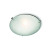 Prisma Collection 1-Light Chrome Flush Mount