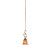 Sorrento Collection 1-Light Weathered Gold Mini Pendant