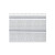 16 in.  Perforated Soffit - white