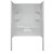 Ellis 42 Acrylic Shower Walls. Includes One Back And Two Side Acrylic Walls.