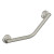 16 Inch Designer Angled Grab Bar in Brushed Nickel - 1-1/4 Inch diameter