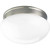 Brushed Nickel 2-light Flush mount