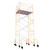 Scaffold Tower with Casters -15 Feet x 7 Feet x 5 Feet