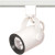 1-Light MR16  120 volt Track Head Round Back Finished in White