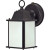 Black Cube Lantern Textured Light with Frosted Glass  (Bulb included)