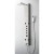 Pavia Stainless Steel (Brushed Silver) Thermostatic Shower Massage Panel