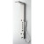 Verona Stainless Steel (Brushed Silver) Thermostatic Shower Massage Panel