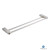 Solido 20 Inch Double Towel Bar - Brushed Nickel