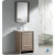 Allier 24 Inch Gray Oak Modern Bathroom Vanity With Mirror
