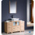 Torino 48 Inch Light Oak Modern Bathroom Vanity With 2 Side Cabinets And Vessel Sink