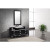 Moselle 59 Inch Modern Glass Bathroom Vanity With Mirror