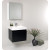 Nano Black Modern Bathroom Vanity With Medicine Cabinet