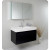 Mezzo Black Modern Bathroom Vanity With Medicine Cabinet